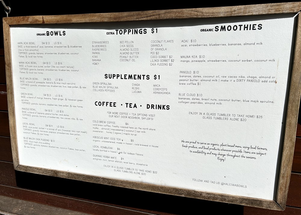 Menu Haleʻiwa Bowls-3