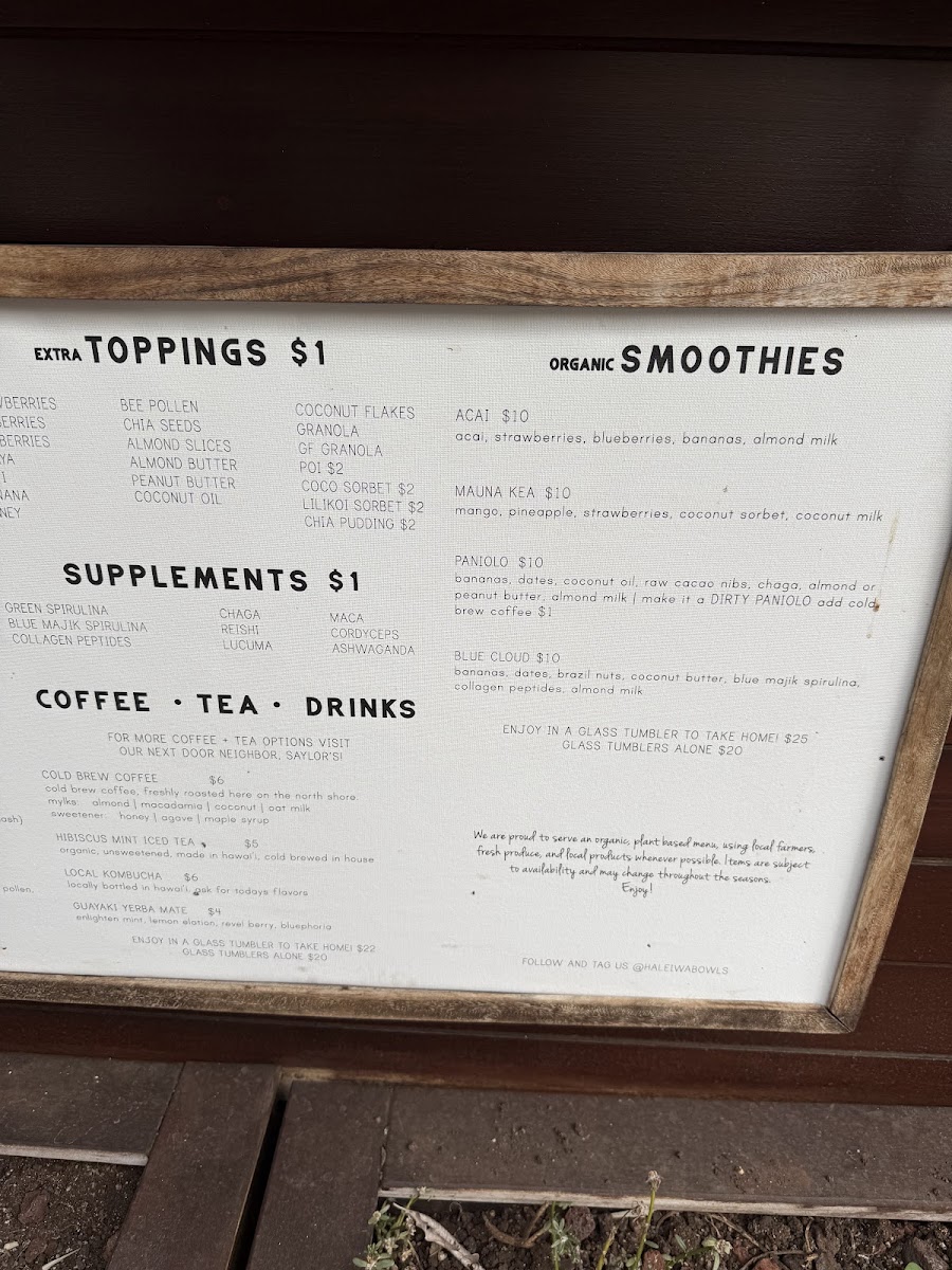 Menu Haleʻiwa Bowls-5