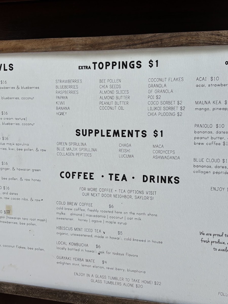 Menu Haleʻiwa Bowls-9